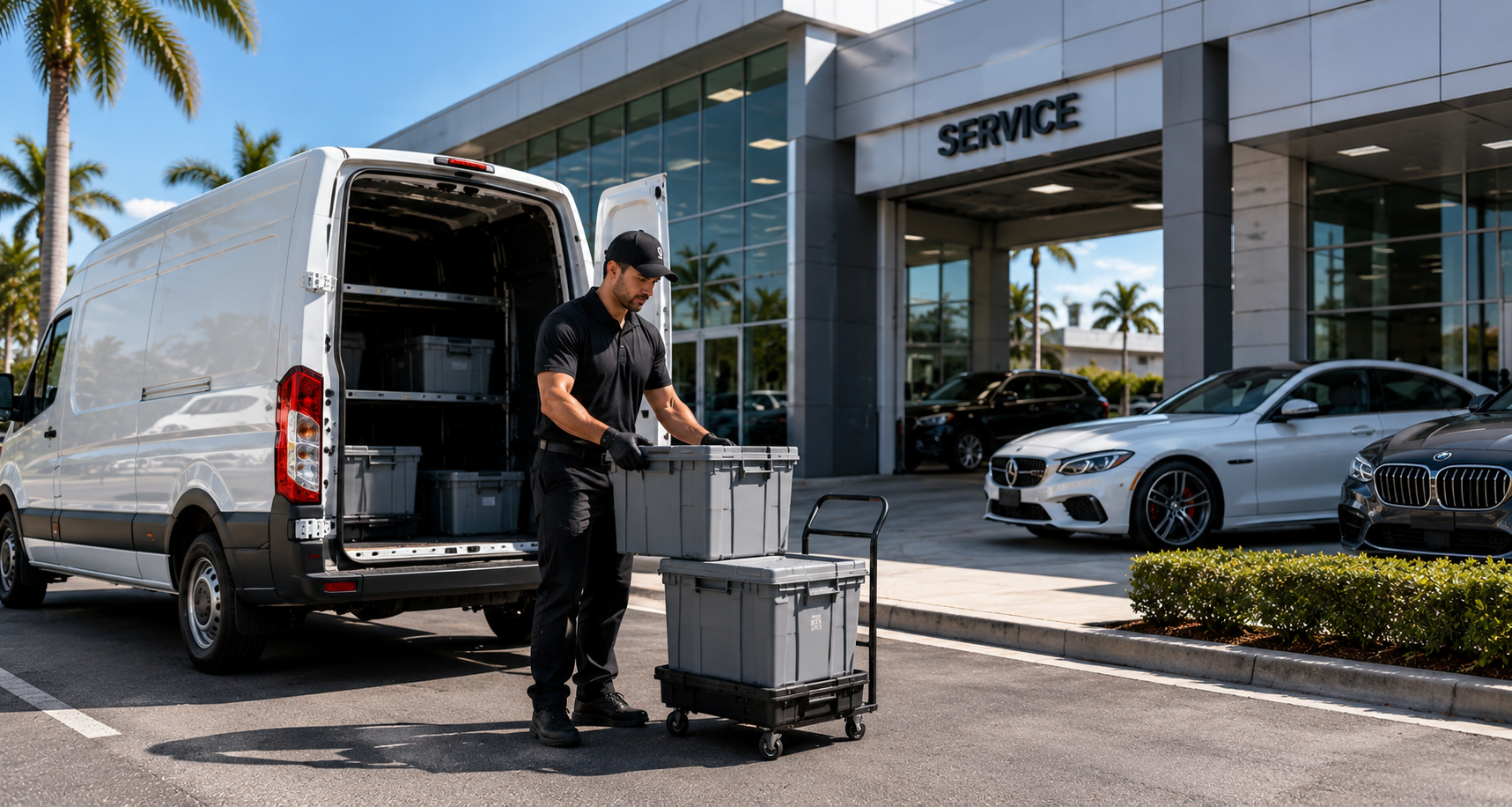 ROLO automotive logistics delivery support